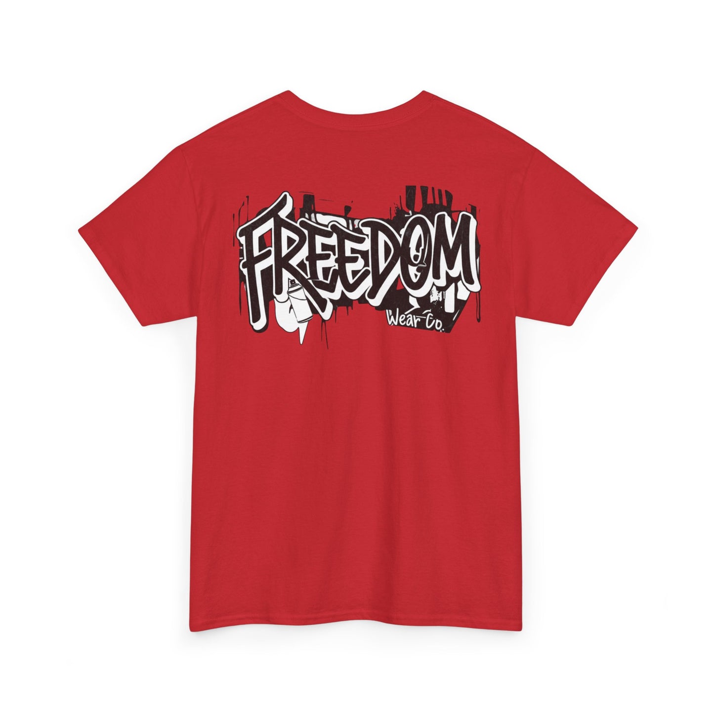 Athletic T-Shirt - Freedom Wear Dual Print Sports Tee - Unisex